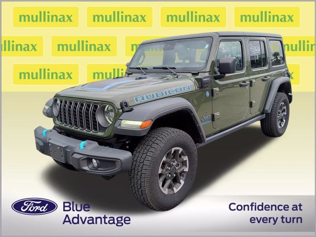 2024 Sarge Green Clearcoat Jeep Wrangler Rubicon 4xe 4X4 SUV