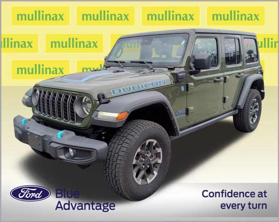 2024 Sarge Green Clearcoat Jeep Wrangler Rubicon 4xe 4X4 SUV