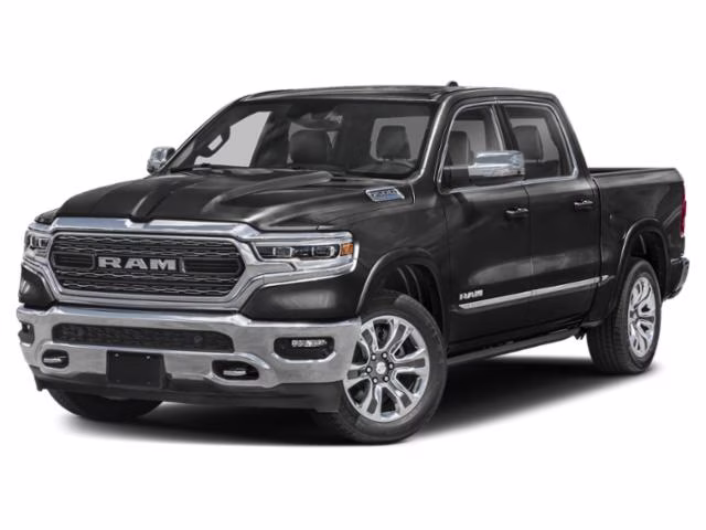 2023 Diamond Black Crystal Pearlcoat Ram 1500 Limited 4X4 Truck