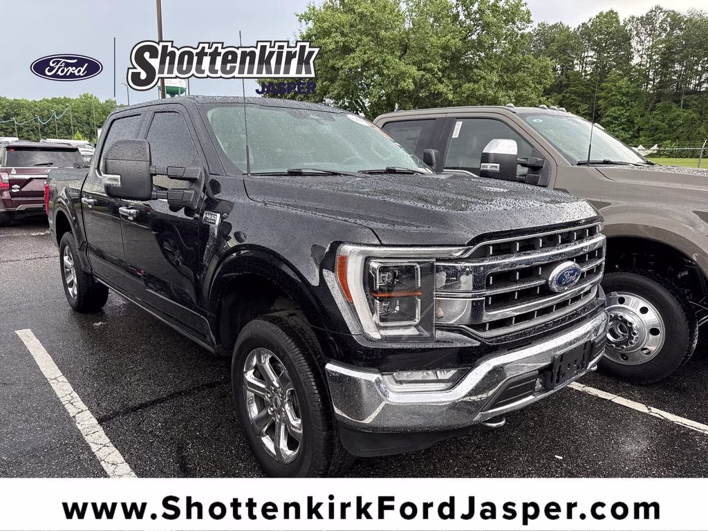 2021 Agate Black Metallic Ford F-150 Lariat 4X4 Truck