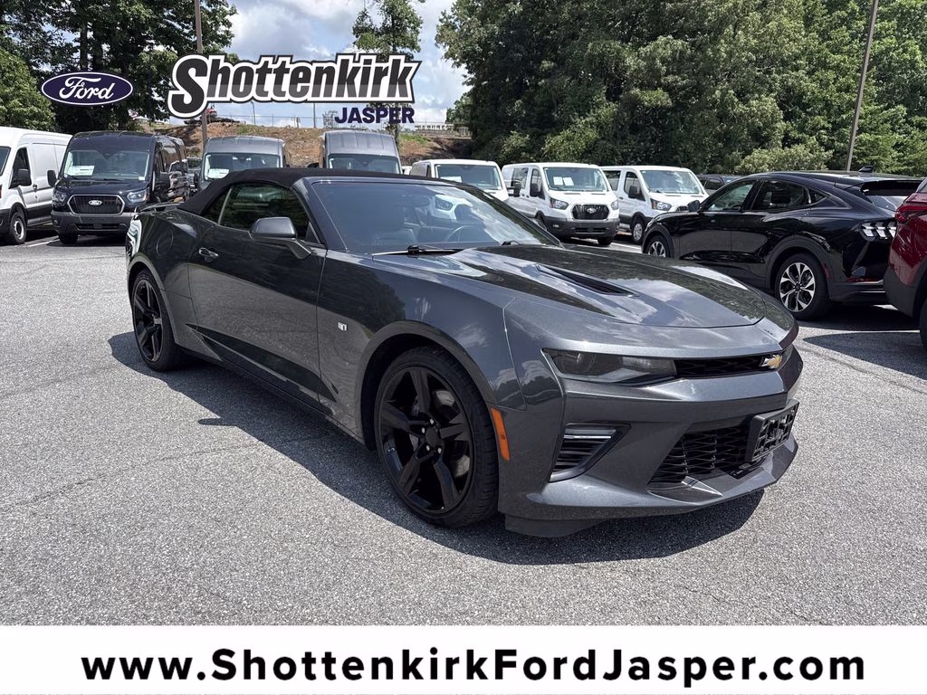 2016 Nightfall Gray Metallic Chevrolet Camaro SS RWD Convertible