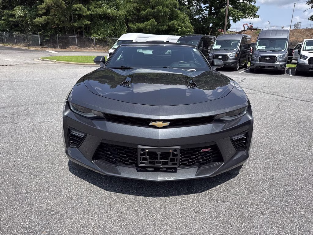 2016 Nightfall Gray Metallic Chevrolet Camaro SS RWD Convertible
