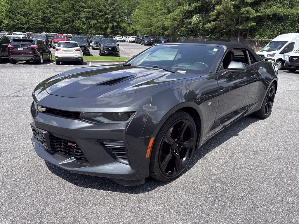 2016 Nightfall Gray Metallic Chevrolet Camaro SS RWD Convertible