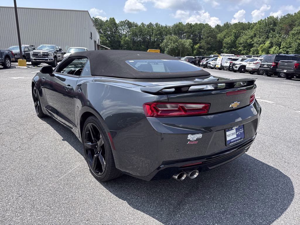 2016 Nightfall Gray Metallic Chevrolet Camaro SS RWD Convertible
