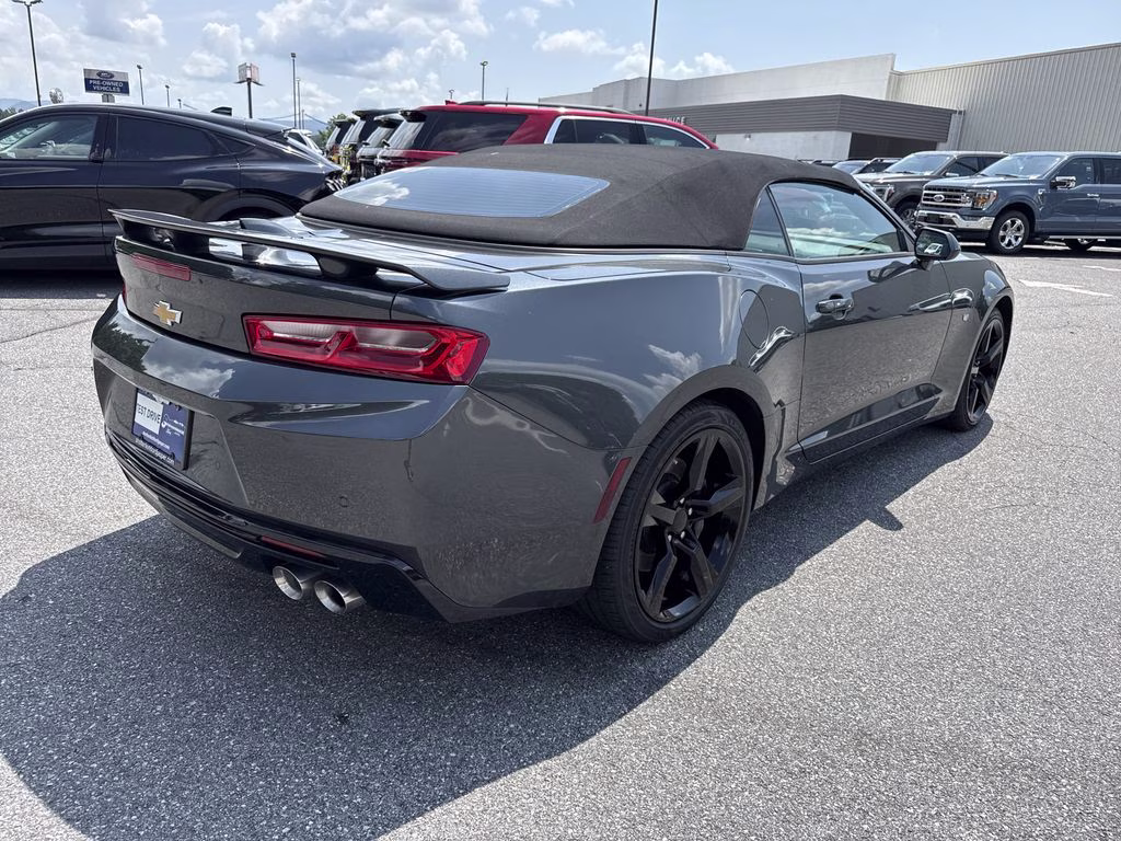 2016 Nightfall Gray Metallic Chevrolet Camaro SS RWD Convertible