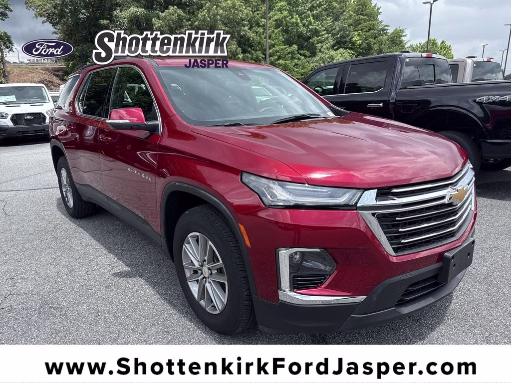 2023 Radiant Red Tintcoat Chevrolet Traverse LT FWD SUV