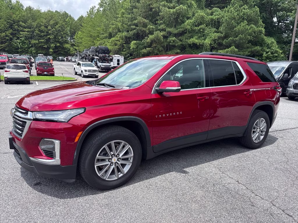 2023 Radiant Red Tintcoat Chevrolet Traverse LT FWD SUV