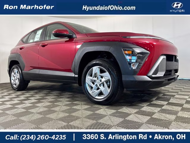 2026 Ultimate Red Metallic Hyundai Kona SE AWD SUV