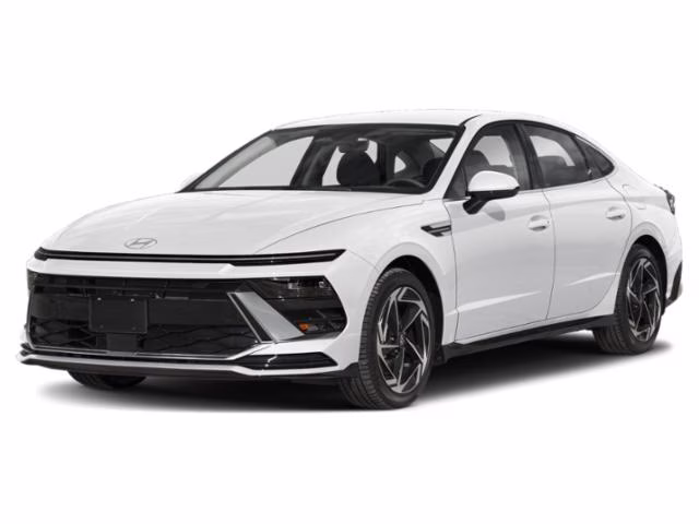 2026 Serenity White Hyundai Sonata SEL Sport FWD Sedan