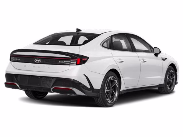 2026 Serenity White Hyundai Sonata SEL Sport FWD Sedan