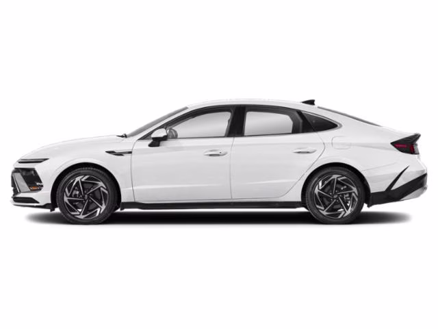 2026 Serenity White Hyundai Sonata SEL Sport FWD Sedan