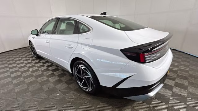 2026 Serenity White Hyundai Sonata SEL Sport FWD Sedan