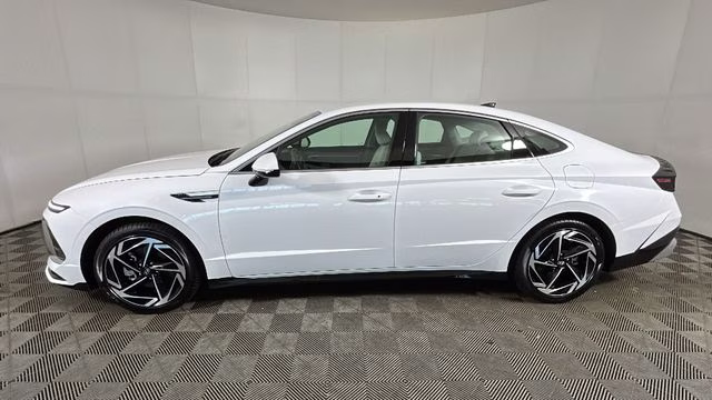 2026 Serenity White Hyundai Sonata SEL Sport FWD Sedan
