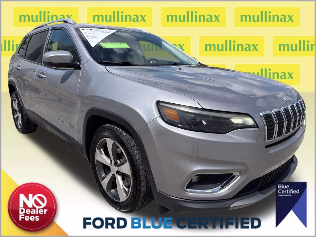 2019 Billet Silver Metallic Clearcoat Jeep Cherokee Limited FWD SUV