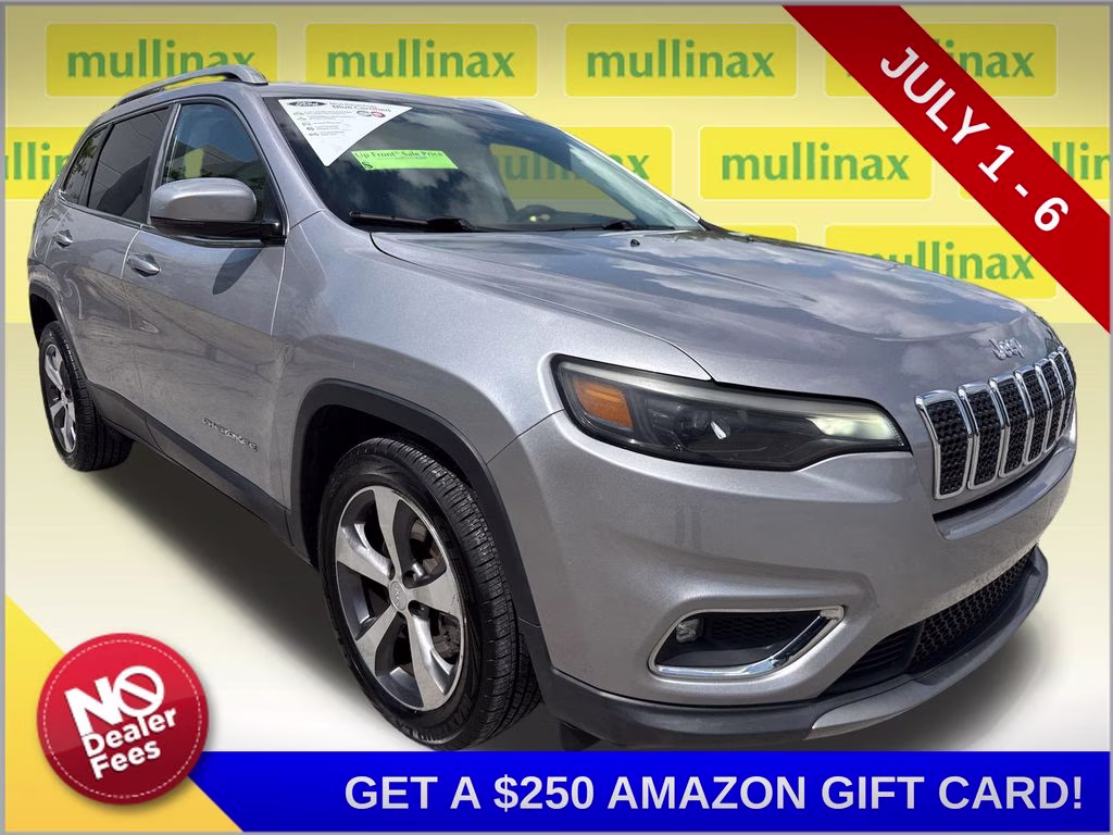 2019 Billet Silver Metallic Clearcoat Jeep Cherokee Limited FWD SUV