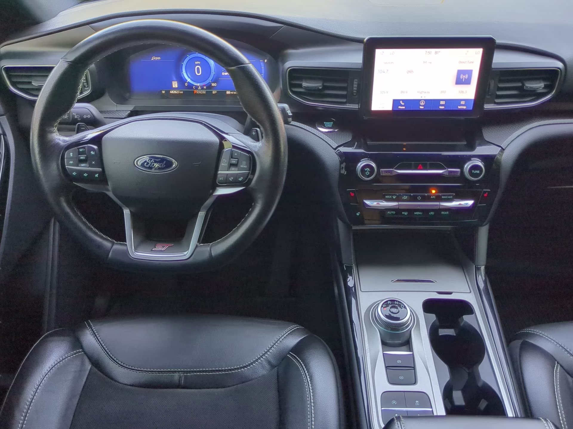 2022 Carbonized Gray Metallic Ford Explorer ST RWD SUV
