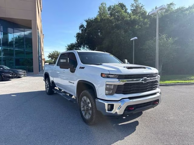 2024 Summit White Chevrolet Silverado 2500HD LT Crew Cab Pickup 4X4 Truck