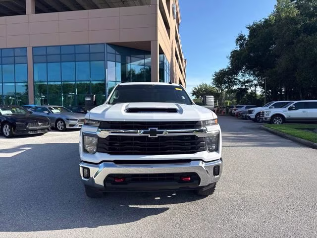2024 Summit White Chevrolet Silverado 2500HD LT Crew Cab Pickup 4X4 Truck