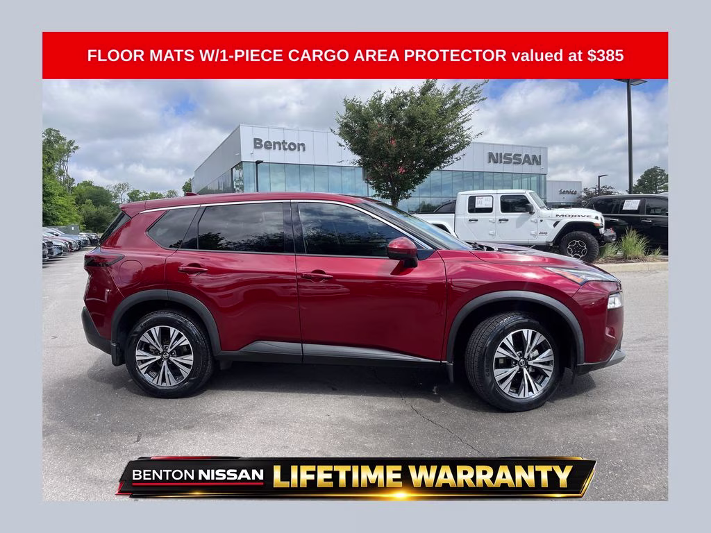 2021 Scarlet Ember Tintcoat Nissan Rogue SV AWD SUV