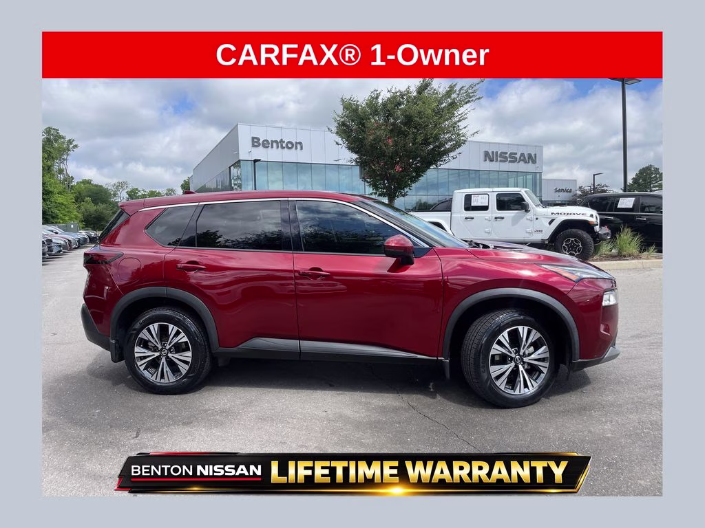2021 Scarlet Ember Tintcoat Nissan Rogue SV AWD SUV