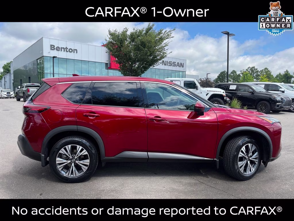 2021 Scarlet Ember Tintcoat Nissan Rogue SV AWD SUV