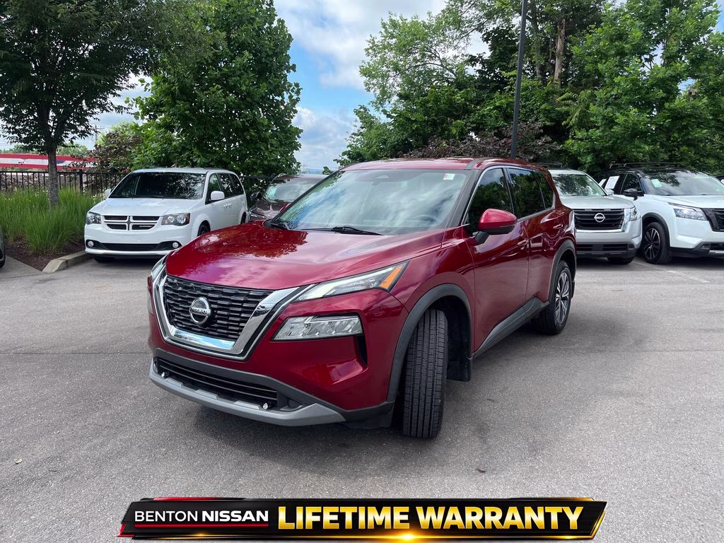 2021 Scarlet Ember Tintcoat Nissan Rogue SV AWD SUV