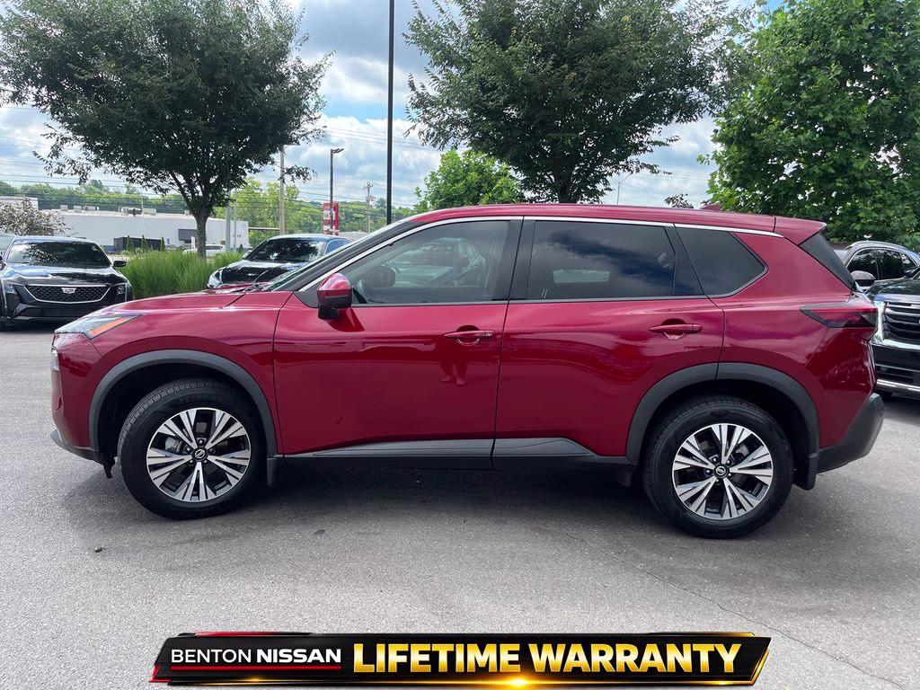 2021 Scarlet Ember Tintcoat Nissan Rogue SV AWD SUV