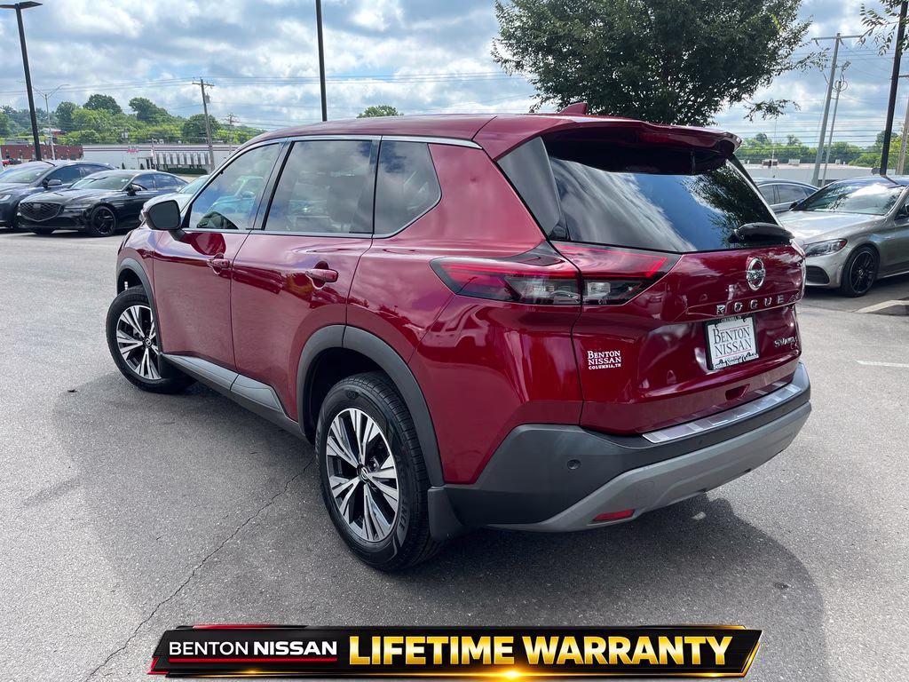 2021 Scarlet Ember Tintcoat Nissan Rogue SV AWD SUV