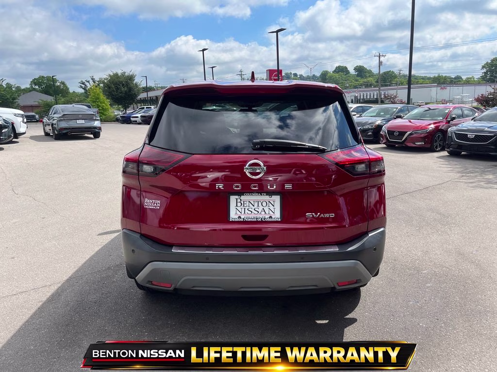 2021 Scarlet Ember Tintcoat Nissan Rogue SV AWD SUV