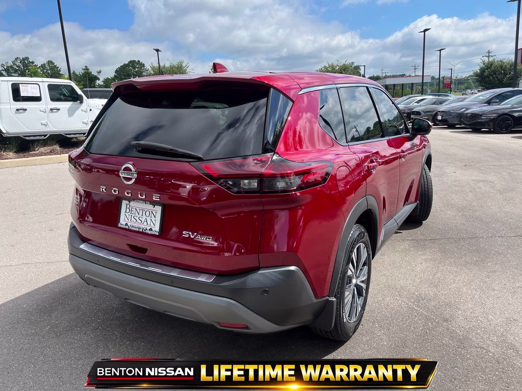 2021 Scarlet Ember Tintcoat Nissan Rogue SV AWD SUV