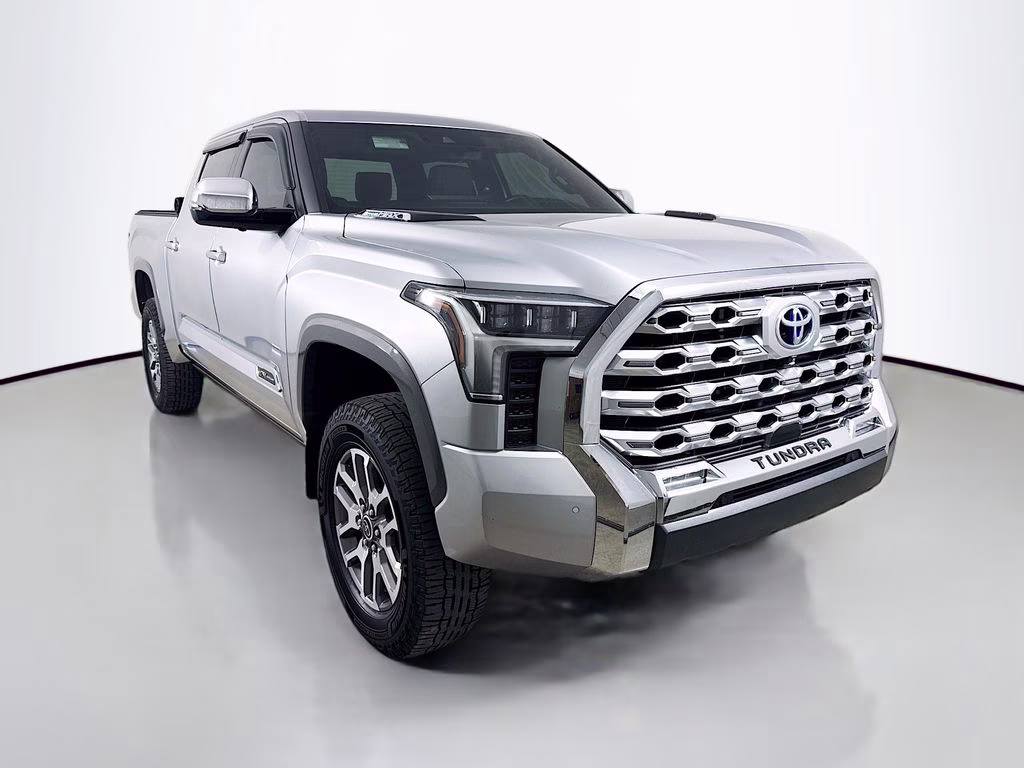 2024 Celestial Silver Metallic Toyota Tundra Hybrid 1794 Edition 4X4 Truck