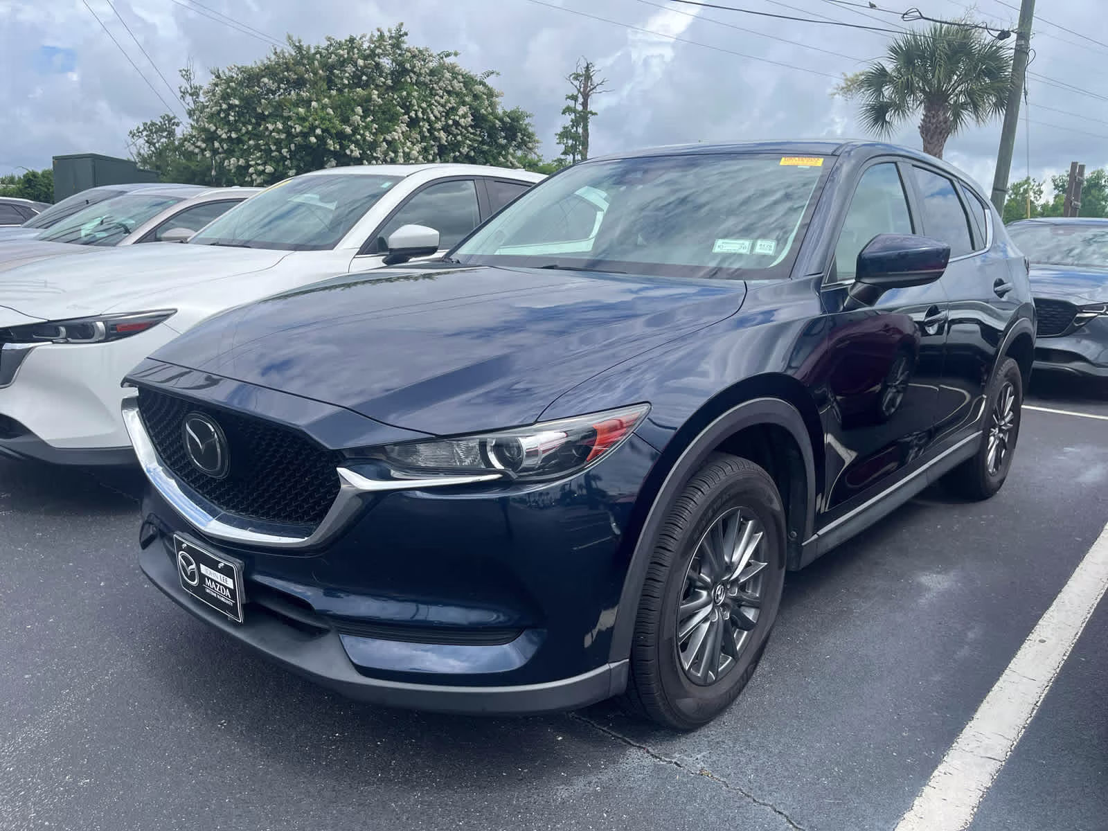 2019 Deep Crystal Blue Mica Mazda CX-5 Touring AWD SUV