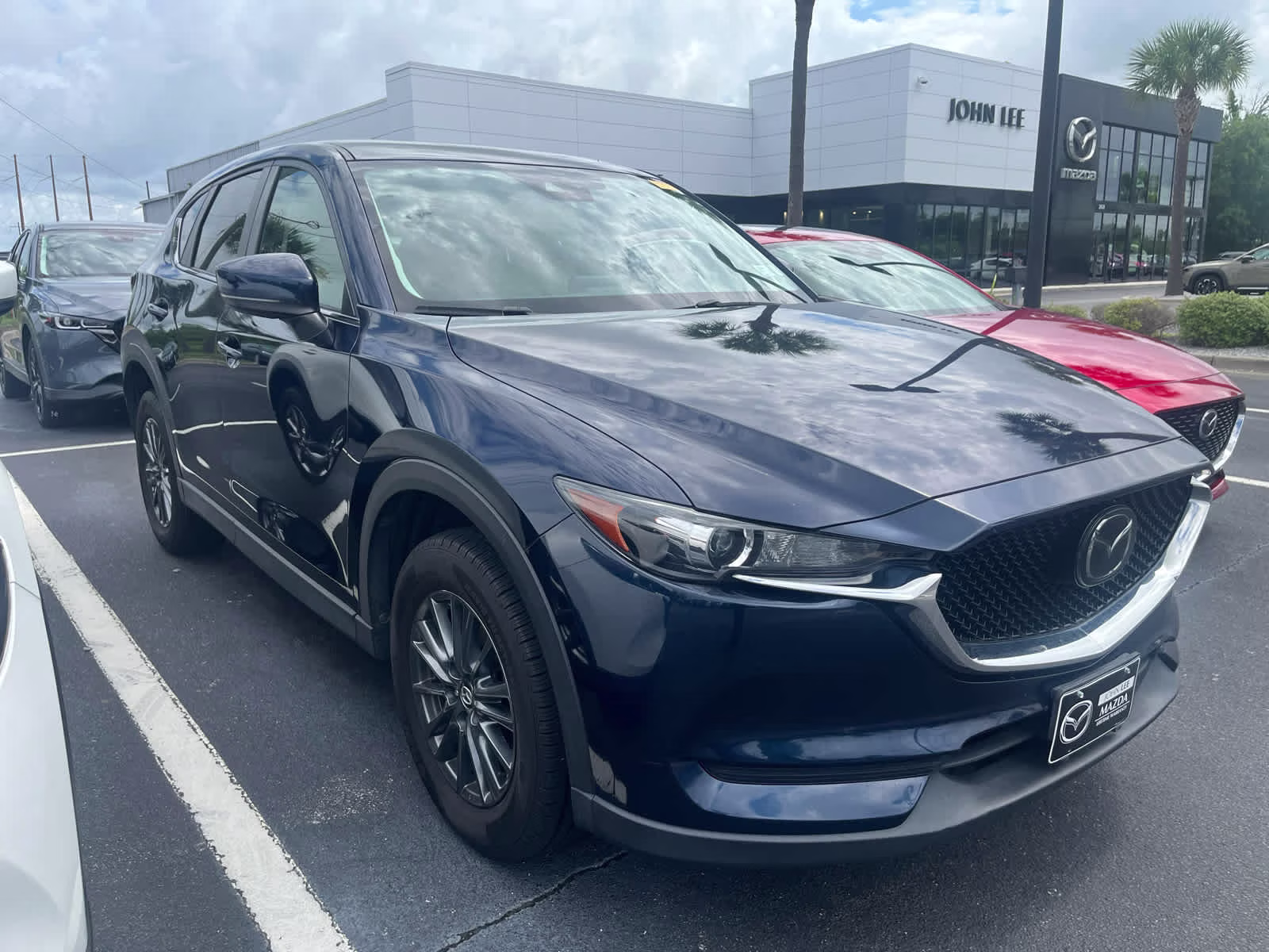 2019 Deep Crystal Blue Mica Mazda CX-5 Touring AWD SUV