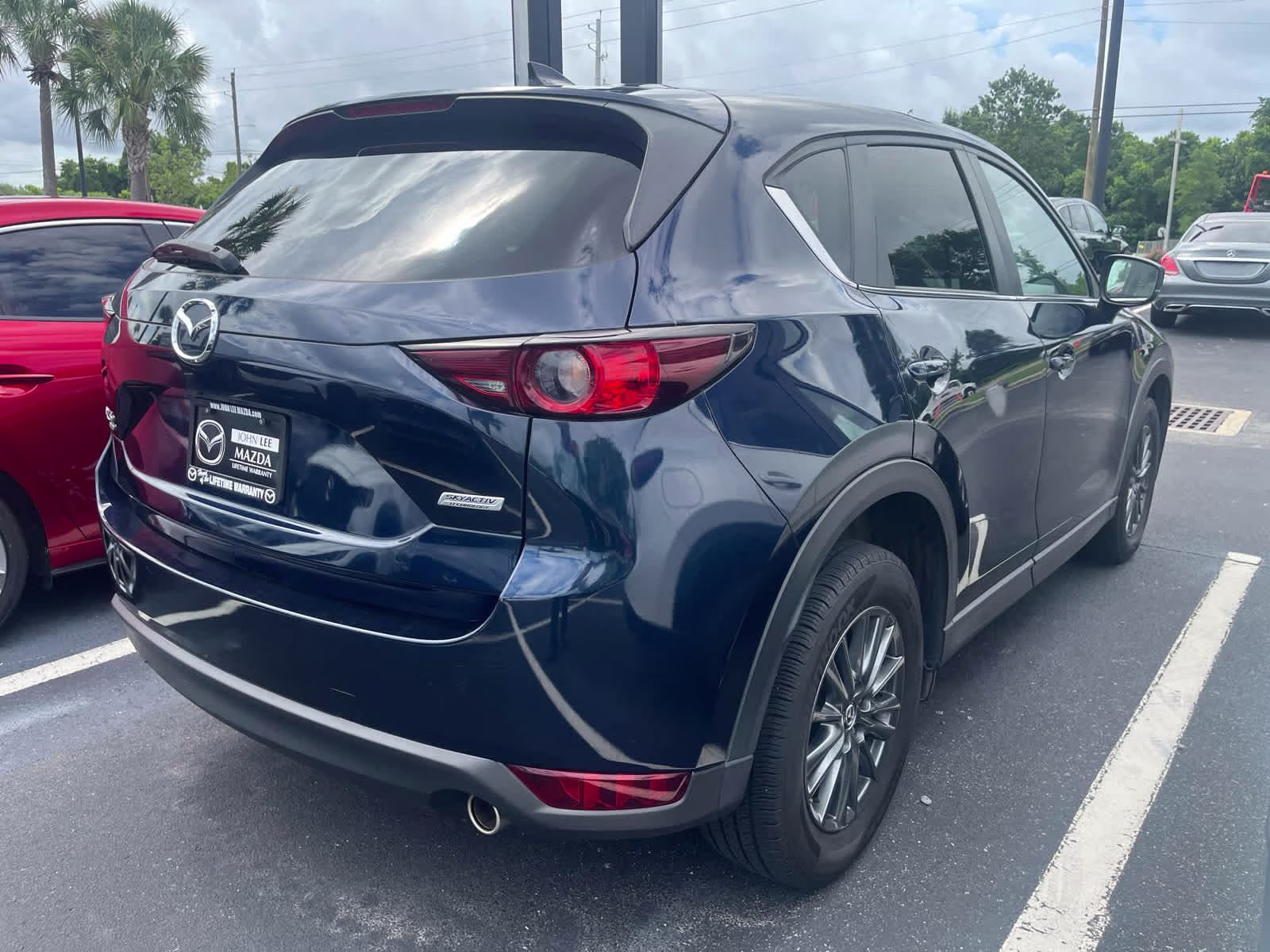 2019 Deep Crystal Blue Mica Mazda CX-5 Touring AWD SUV