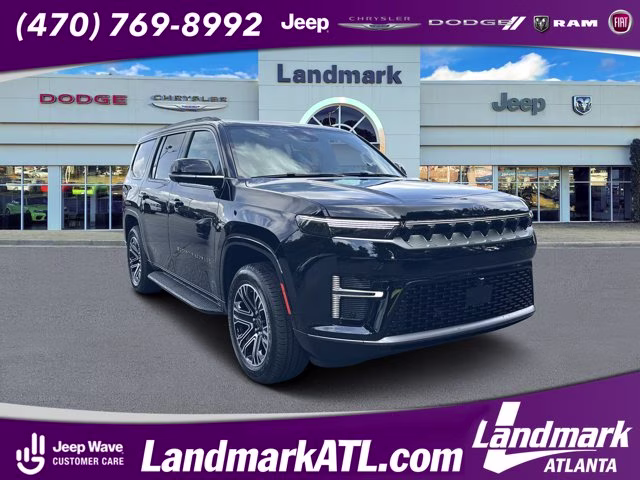 2026 High Gloss Black Jeep Grand Wagoneer 4x2 RWD SUV