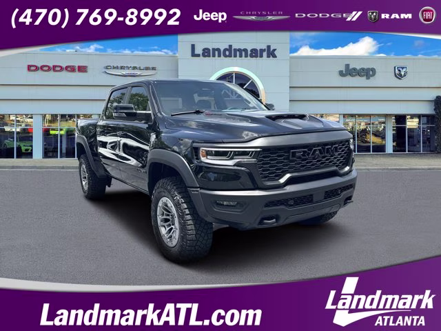 2026 Diamond Black Crystal Pearlcoat Ram 1500 RHO 4X4 Truck