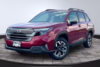 2026 Crimson Red Pearl Subaru Forester Premium AWD SUV