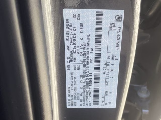 2026 Carbonized Gray Metallic Ford Super Duty F-250 SRW XL 4X4 Truck