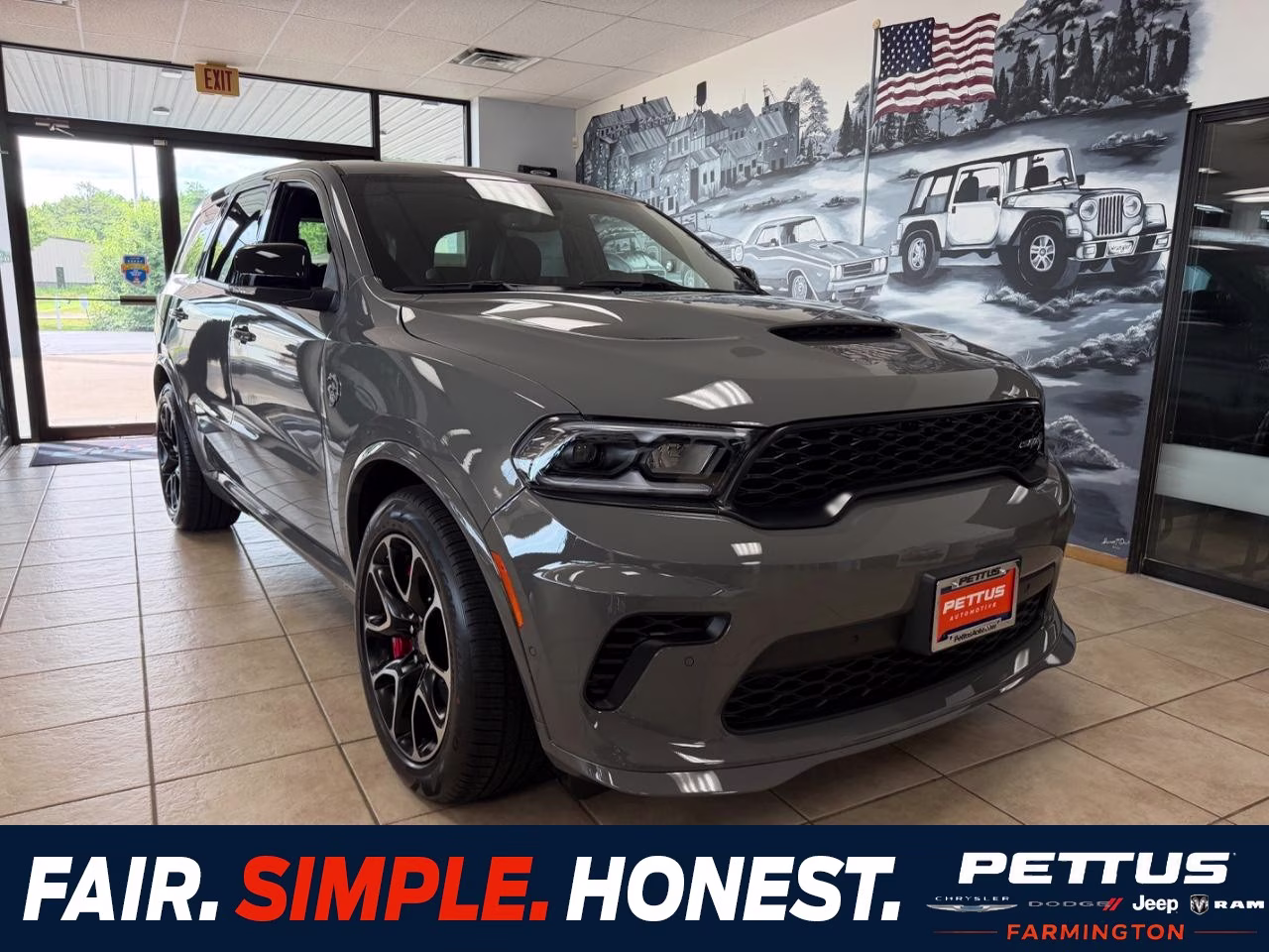 2026 Destroyer Gray Clearcoat Dodge Durango SRT Hellcat AWD SUV