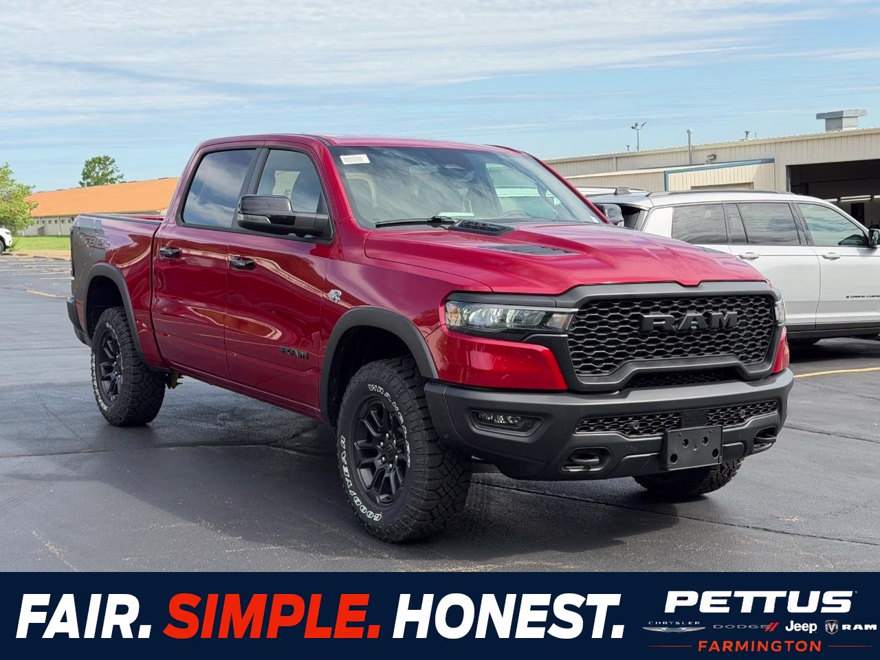 2026 Delmonico Red Pearlcoat Ram 1500 Rebel 4X4 Truck