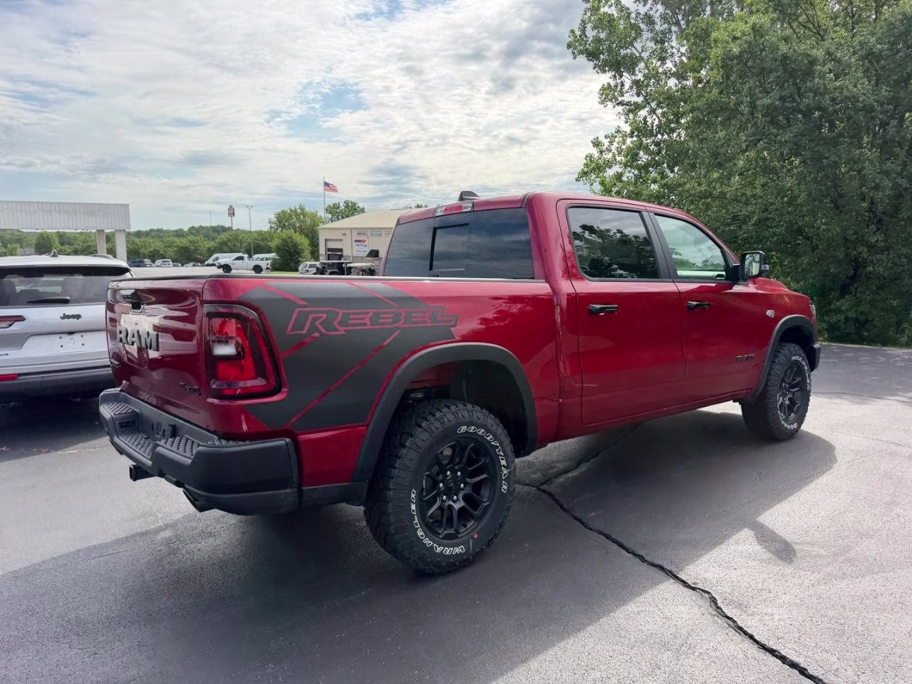 2026 Delmonico Red Pearlcoat Ram 1500 Rebel 4X4 Truck