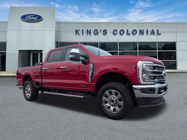 2024 Rapid Red Metallic Tinted Clearcoat Ford Super Duty F-250 SRW Crew Cab 4x4 Lariat Diesel FX4 w/12in Sc 4X4 Truck