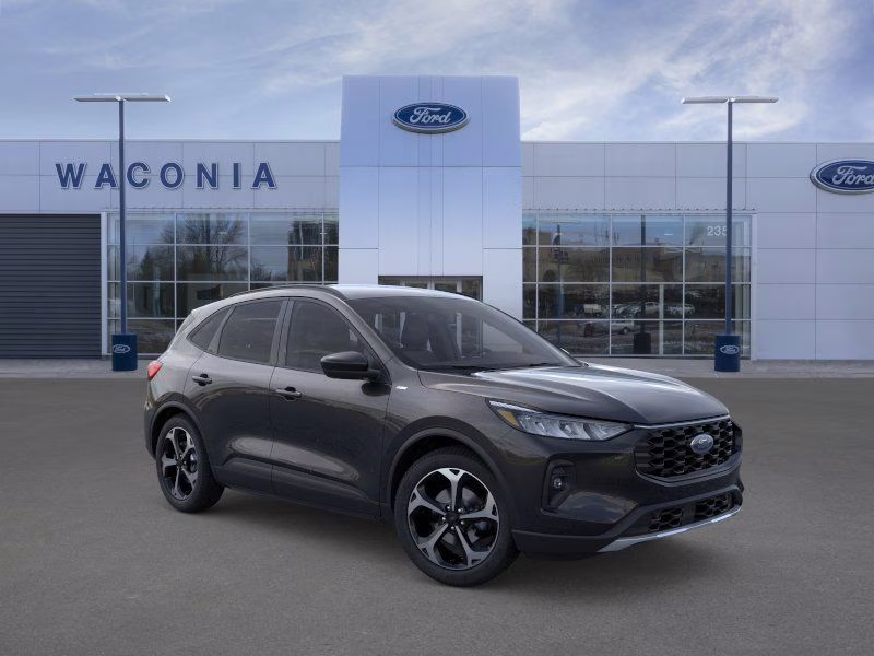 2025 Agate Black Metallic Ford Escape Hybrid ST-Line Select AWD SUV