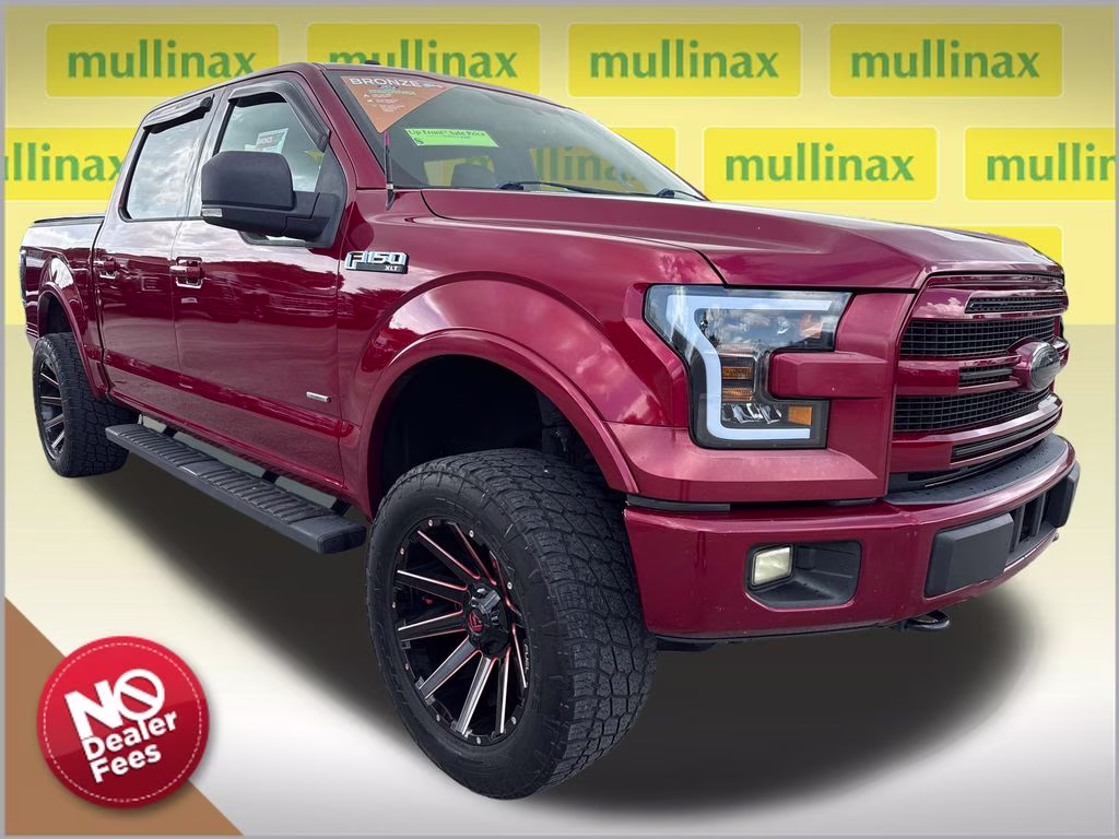 2015 Ruby Red Metallic Tinted Clearcoat Ford F-150 XLT 4X4 Truck