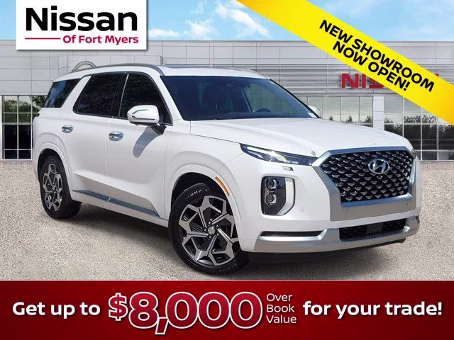 2021 Hyper White Hyundai Palisade Calligraphy AWD SUV