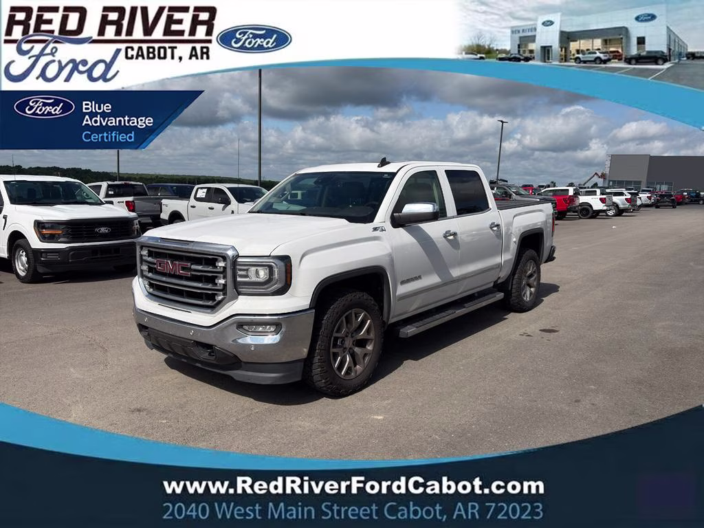 2017 Summit White GMC Sierra SLT 4X4 Truck