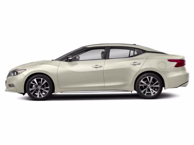 2018 White Nissan Maxima FWD Sedan