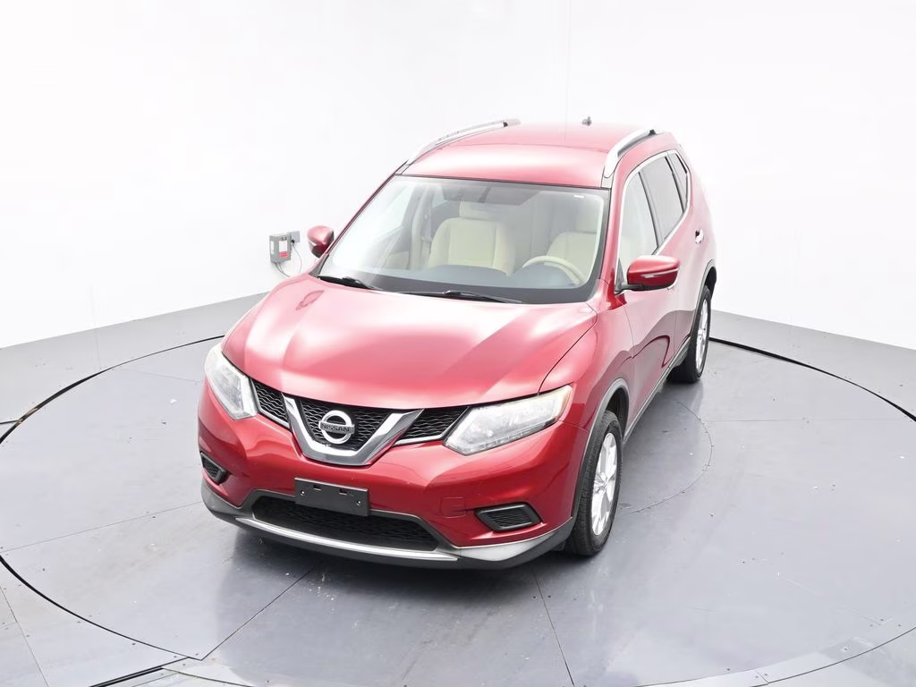 2015 Cayenne Red Pearl Nissan Rogue SV FWD SUV