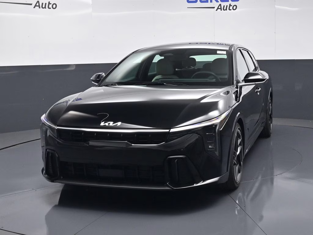 2026 Aurora Black Pearl Kia K4 GT-Line FWD Hatchback