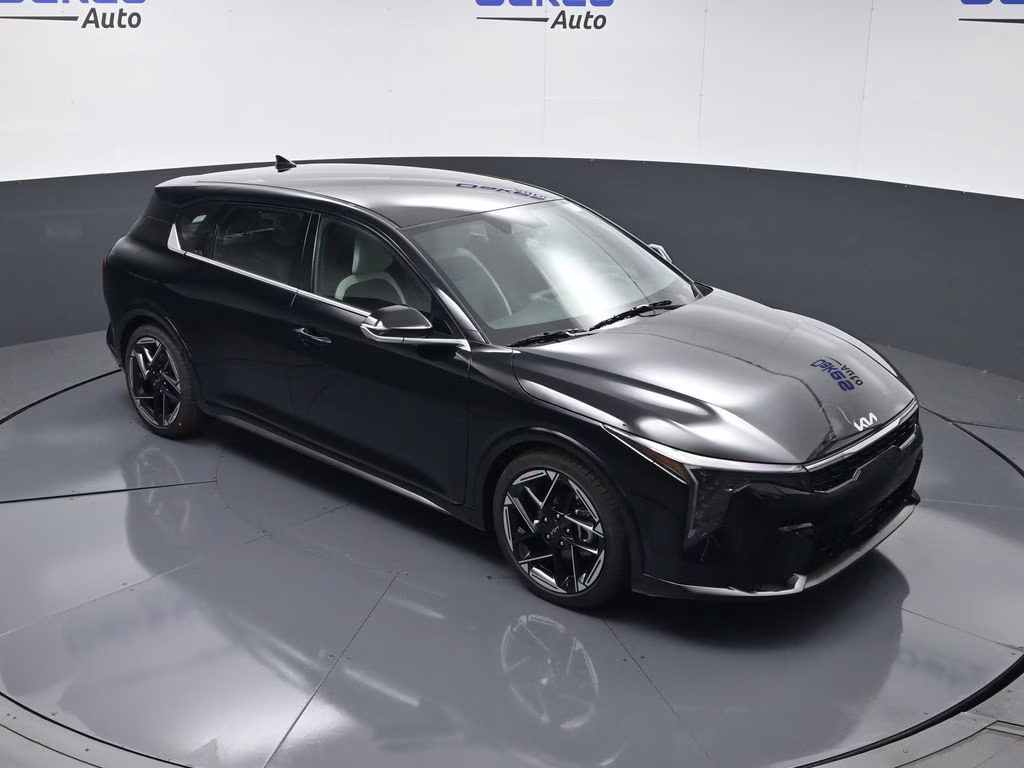 2026 Aurora Black Pearl Kia K4 GT-Line FWD Hatchback